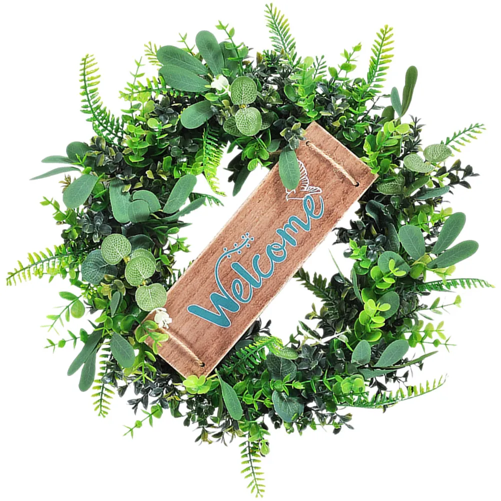 1Set Premium Simulation Eucalyptus Wreath for Door Welcome Spring Decoration Easy Care Non-Wilting Home Wedding Easter Scene
1Set Premium Simulation Eucalyptus Wreath for Door Welcome Spring Decoration Easy Care Non-Wilting Home Wedding Easter Scene