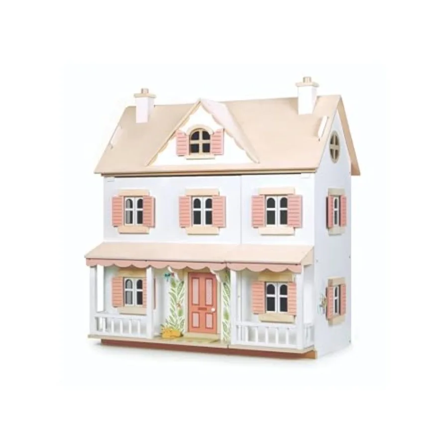 Humming Bird House 3 Story Large Wooden Colonial Style Doll House for Age 3+ Encourages Role-Play and Story Invention in Boys a
Humming Bird House 3 Story Large Wooden Colonial Style Doll House for Age 3+ Encourages Role-Play and Story Invention in Boys a