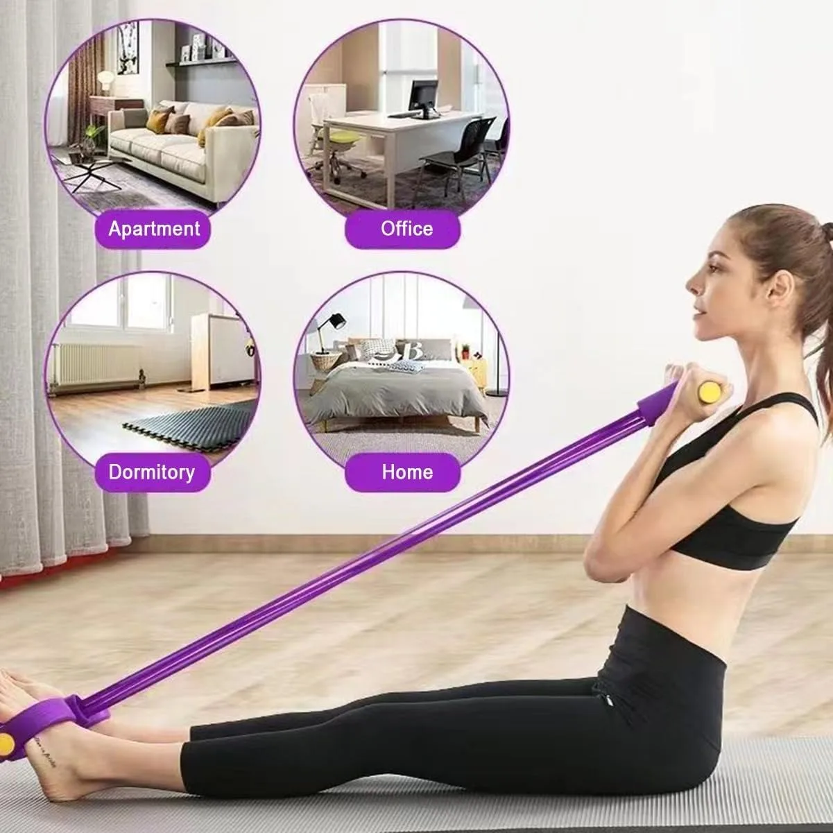 21 Fitness Resistance Bands-6 Tube Pedal Ankle Puller,Upgraded Multifunction Tension Rope, Home Gym Equipment for Full Body Strength for Abdomen/Waist/Arm/Leg Training and Stretching
21 Fitness Resistance Bands-6 Tube Pedal Ankle Puller,Upgraded Multifunction Tension Rope, Home Gym Equipment for Full Body Strength for Abdomen/Waist/Arm/Leg Training and Stretching