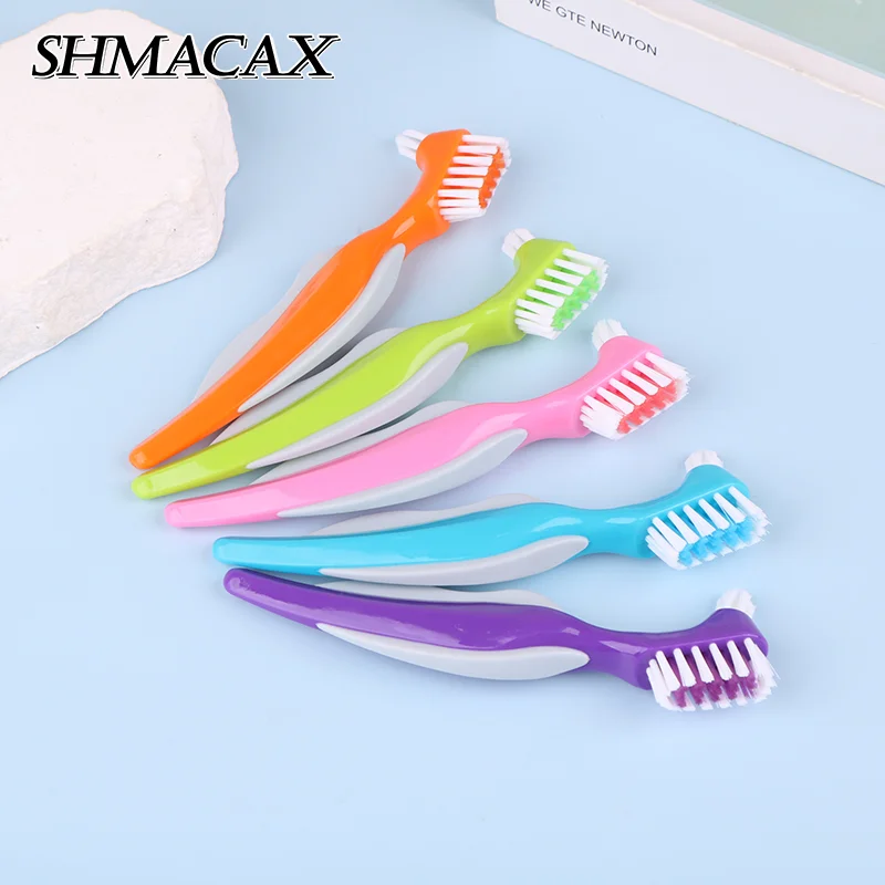 Multi-Layered Bristles Denture Cleaning False Teeth Brush Oral Care Non-Slip Ergonomic Rubber Handle Dual Heads Antibacterial
Multi-Layered Bristles Denture Cleaning False Teeth Brush Oral Care Non-Slip Ergonomic Rubber Handle Dual Heads Antibacterial