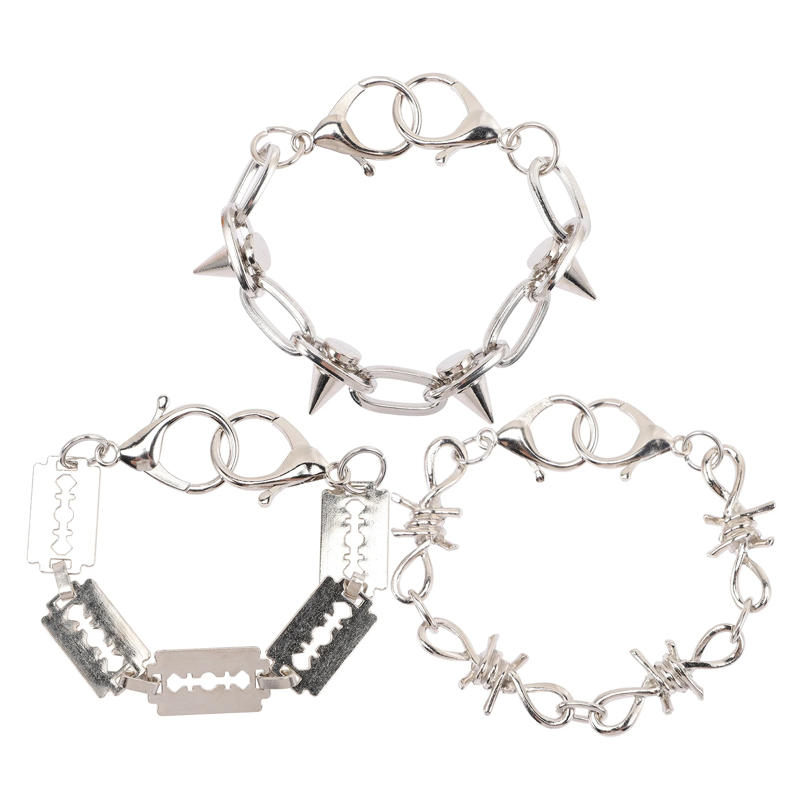 3pcs Punk Shoe Accessories Stainless Steel Chains for Men Women Decorations Hole Design Spikes Charms Shoe Shelf Storage
3pcs Punk Shoe Accessories Stainless Steel Chains for Men Women Decorations Hole Design Spikes Charms Shoe Shelf Storage