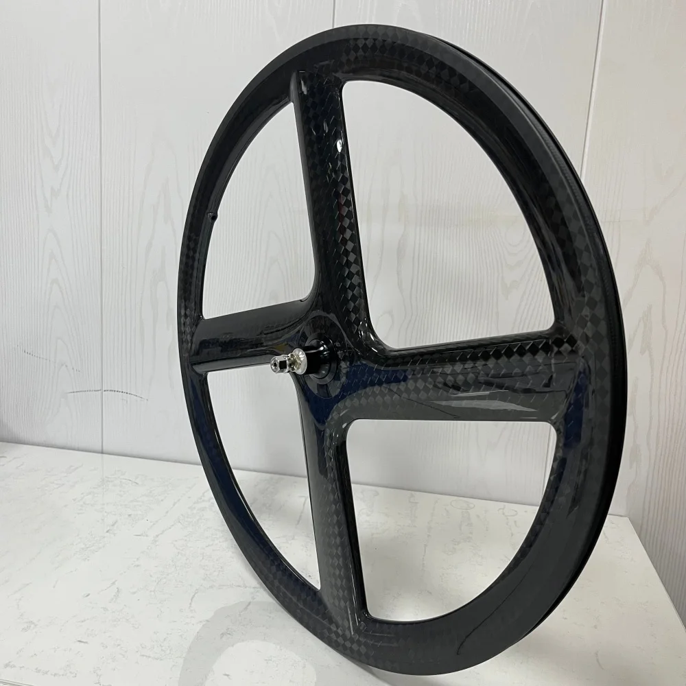 700C Road Track fixed Gear Bike 4 Spokes Carbon Wheels 23mm Outer Wide 16mm inner wide 41mm Depth Clincher Road Bike Wheel
700C Road Track fixed Gear Bike 4 Spokes Carbon Wheels 23mm Outer Wide 16mm inner wide 41mm Depth Clincher Road Bike Wheel