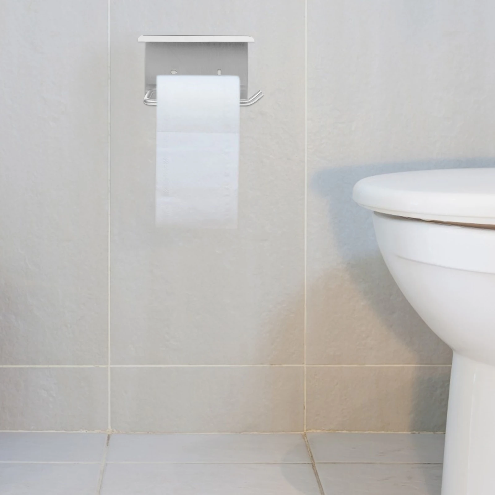 Stainless Steel Toilet Paper Holder Phone Shelf Modern Bathroom Tissue Rack Aromatherapy Holder Durable Rustproof Metal
Stainless Steel Toilet Paper Holder Phone Shelf Modern Bathroom Tissue Rack Aromatherapy Holder Durable Rustproof Metal