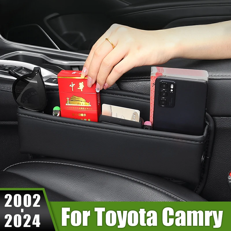 For Toyota Camry XV30 XV40 XV50 XV70 2002-2023 2024 Car Seat Crevice Storage Phone Holder Box Bag Built-in Multi-Functional Bag
For Toyota Camry XV30 XV40 XV50 XV70 2002-2023 2024 Car Seat Crevice Storage Phone Holder Box Bag Built-in Multi-Functional Bag