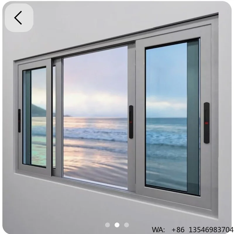 Hurricane impact double-layer glass profile door and window frame glass aluminum sliding window
Hurricane impact double-layer glass profile door and window frame glass aluminum sliding window