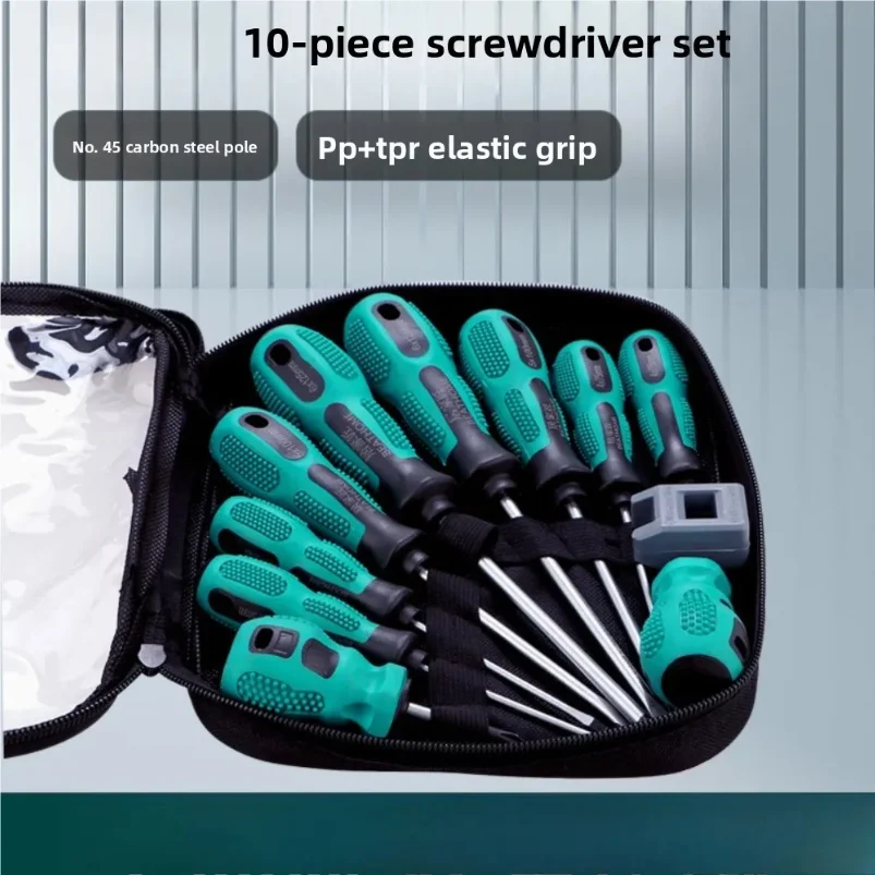 10Pcs Precision Screwdriver Set – Magnetic SL/PH Bit Multi-Tool Kit with Insulated Handle for Repair
10Pcs Precision Screwdriver Set – Magnetic SL/PH Bit Multi-Tool Kit with Insulated Handle for Repair