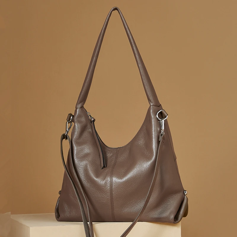 Hifashion 100% Genuine Leather Large Soft Shoulder Bags For Women 2025 Luxury Designer Crossbody Hobos Commuting Ladies Handbags
Hifashion 100% Genuine Leather Large Soft Shoulder Bags For Women 2025 Luxury Designer Crossbody Hobos Commuting Ladies Handbags
