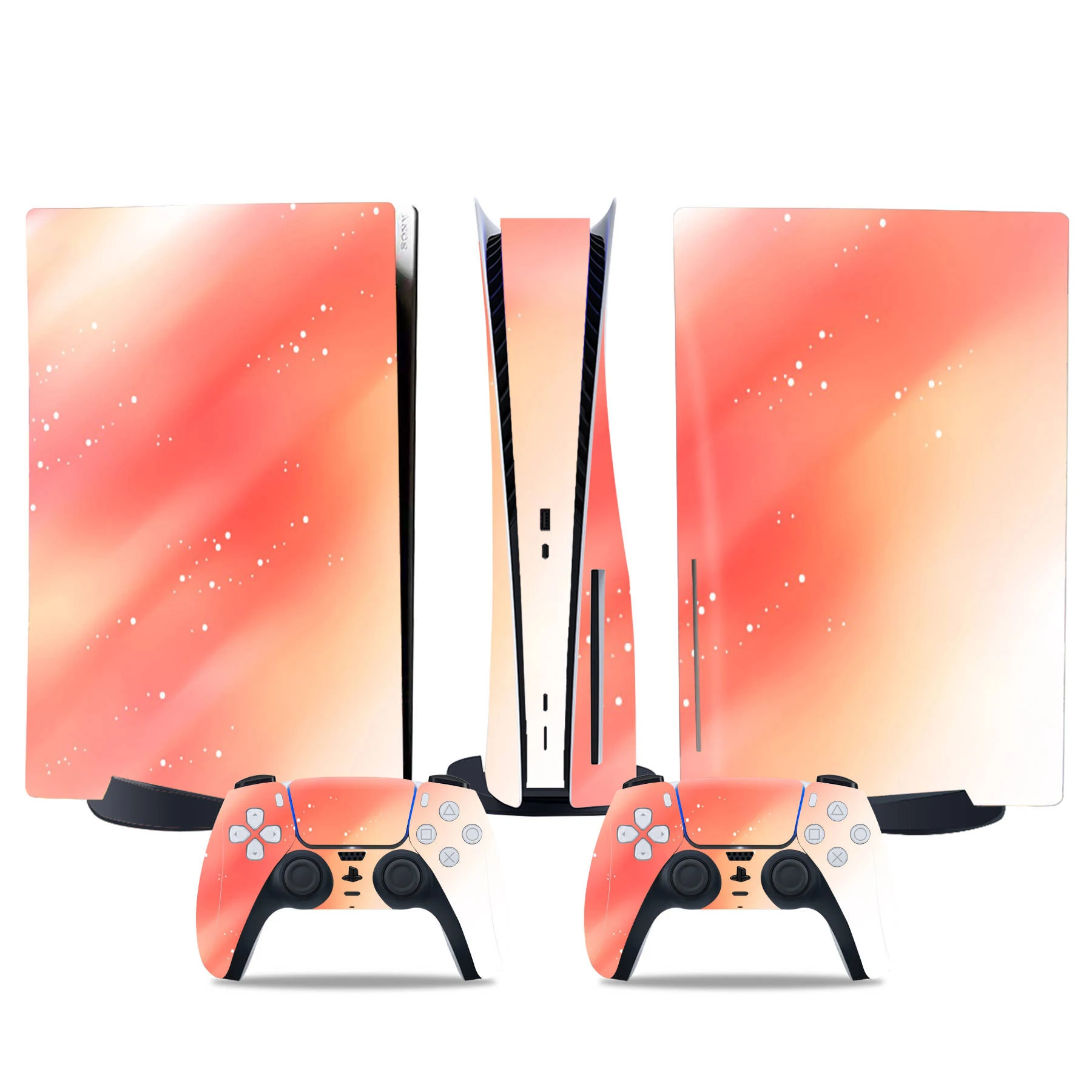 Виниловая наклейка-деколь для консоли PS5 и контроллера (дисковая версия)
Виниловая наклейка-деколь для консоли PS5 и контроллера (дисковая версия)