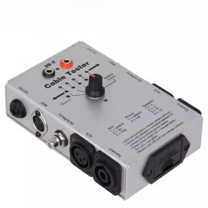 DB-2 Line Tester Audio Cable Signal Test Instrument Audio Engineering Line Tester Multi-Function Line Tester
DB-2 Line Tester Audio Cable Signal Test Instrument Audio Engineering Line Tester Multi-Function Line Tester