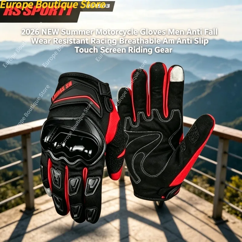 Summer Motorcycle Gloves Anti Fall Wear Resistant Breathable Anti Slip Touch Screen Racing Riding Gear For Men Women
Summer Motorcycle Gloves Anti Fall Wear Resistant Breathable Anti Slip Touch Screen Racing Riding Gear For Men Women