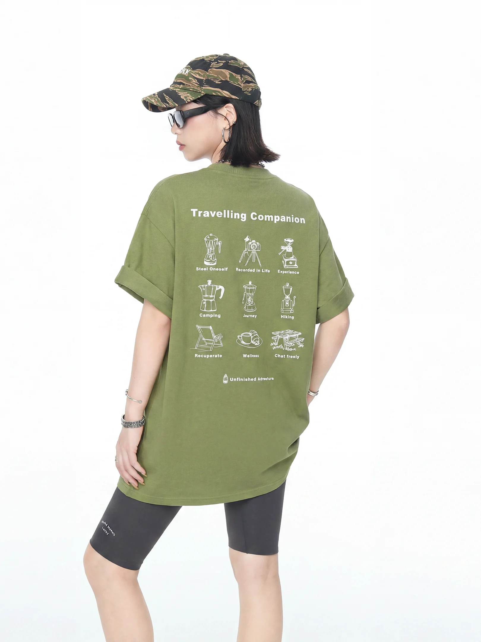 Loose Short Sleeve T-Shirt Women's Summer New Retro Sports Style Half Sleeve Casual Loose Couple Match round Neck Print Top
Loose Short Sleeve T-Shirt Women's Summer New Retro Sports Style Half Sleeve Casual Loose Couple Match round Neck Print Top