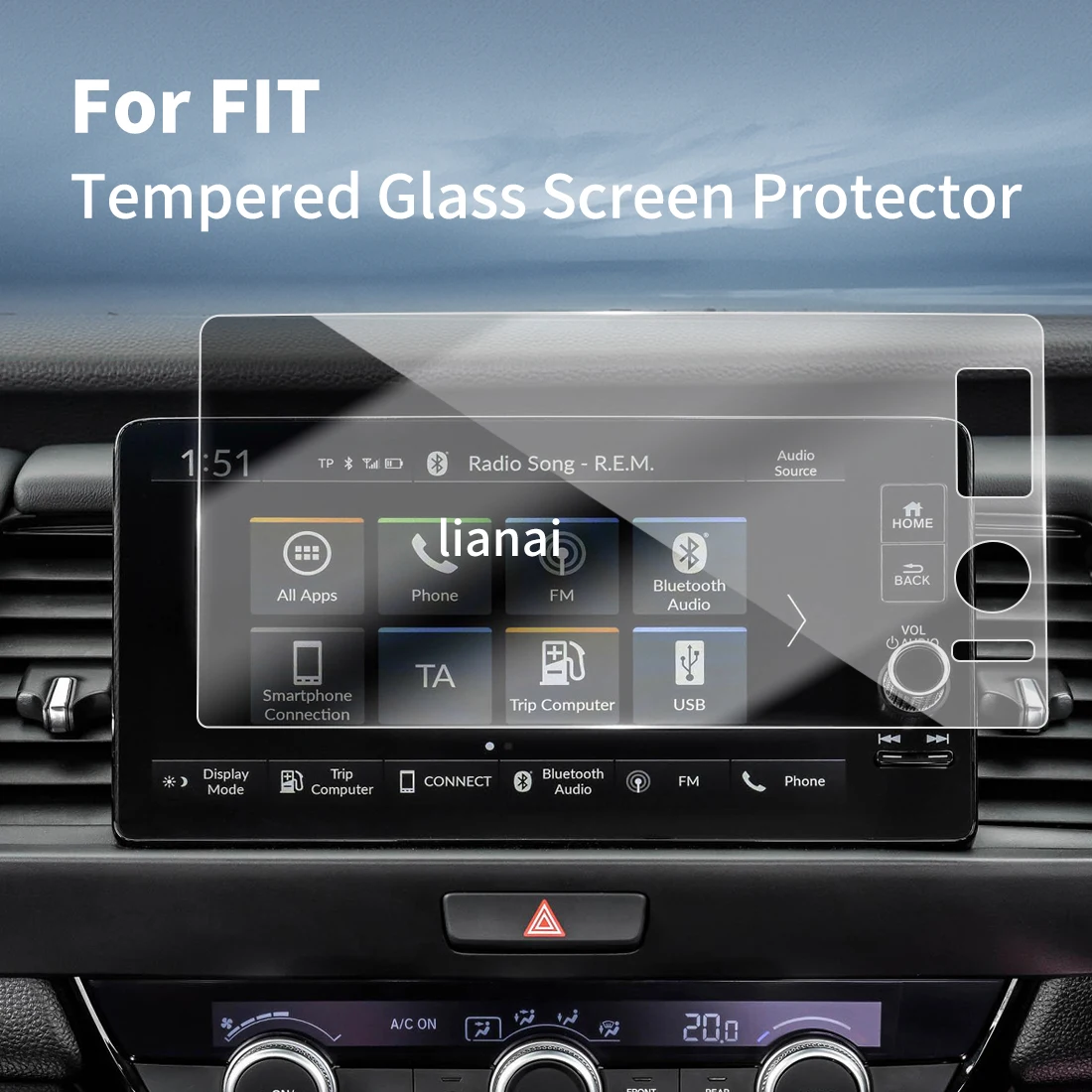Защитная пленка для экрана Carplay, защитная пленка из закаленного стекла, навигатор, автомобильные наклейки, аксессуары для 23 HONDA FIT
Защитная пленка для экрана Carplay, защитная пленка из закаленного стекла, навигатор, автомобильные наклейки, аксессуары для 23 HONDA FIT