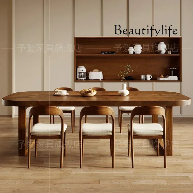 Nordic solid wood dining table chair combination living room rectangular dining restaurant reception table and chair combination 
Nordic solid wood dining table chair combination living room rectangular dining restaurant reception table and chair combination
