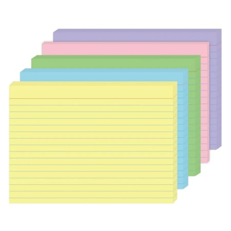 5x7 Note Cards Pcs Large Heavy Duty 2gsm Lined Flashcards Jumbo Assorted Index Cards for Recipe Cards, Home Office Filing and P
5x7 Note Cards Pcs Large Heavy Duty 2gsm Lined Flashcards Jumbo Assorted Index Cards for Recipe Cards, Home Office Filing and P