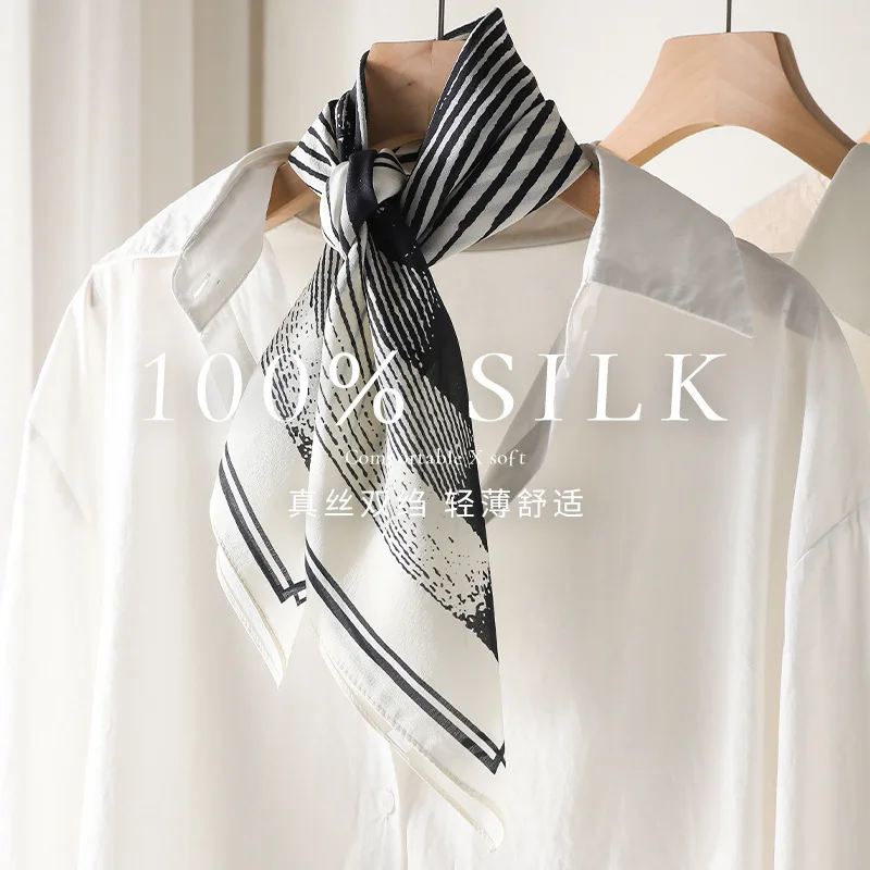 100% Silk Scarf Women elegant Luxury High Quality Square Fashion Print Hair Neckerchief 2026 Shawl Wraps Hijab Bandana Scarves
100% Silk Scarf Women elegant Luxury High Quality Square Fashion Print Hair Neckerchief 2026 Shawl Wraps Hijab Bandana Scarves