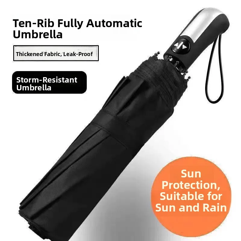 Automatic Business Umbrella Men's Large Sunshade Foldable Home Sun Blocking Advertising Umbrella Weatherproof Sunshade
Automatic Business Umbrella Men's Large Sunshade Foldable Home Sun Blocking Advertising Umbrella Weatherproof Sunshade