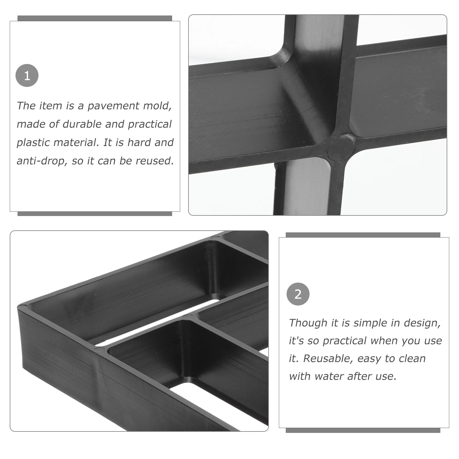 DIY Pavement Mold Plastic Path Maker Concrete Die Manual Cement Molds for Garden Paving Pavement Mold DIY Floor Mould
DIY Pavement Mold Plastic Path Maker Concrete Die Manual Cement Molds for Garden Paving Pavement Mold DIY Floor Mould