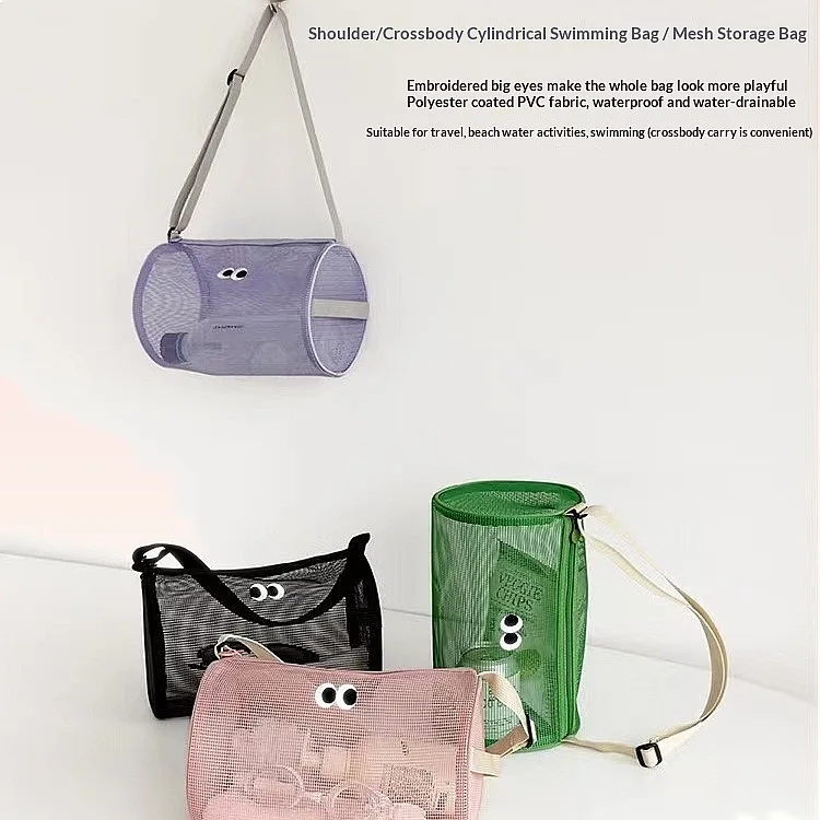 Fashion Mesh Hollow Shoulder Handbag Large Capacity Travel Toiletry Cosmetic Bag
Fashion Mesh Hollow Shoulder Handbag Large Capacity Travel Toiletry Cosmetic Bag