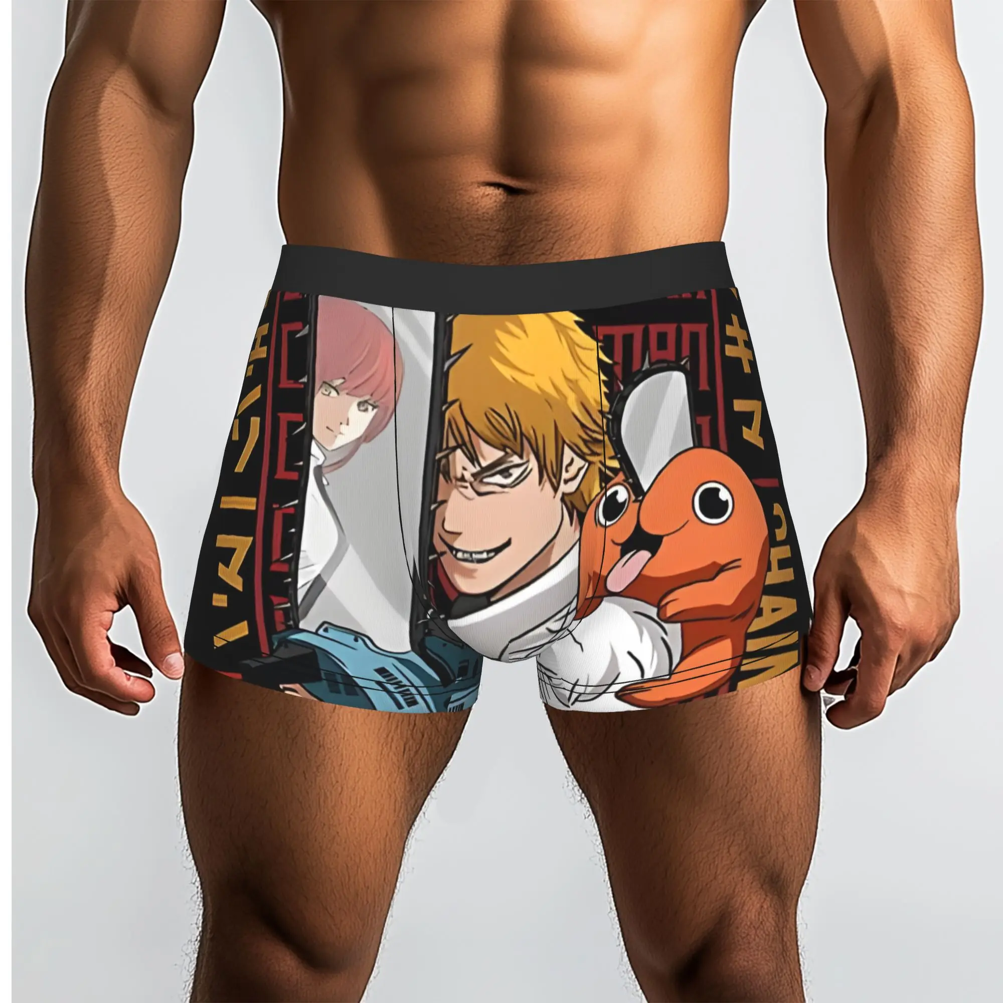 Трусы Denji Pochita Bandai Chainsaw Man, дышащие трусики, мужское нижнее белье, удобные шорты, трусы-боксеры
Трусы Denji Pochita Bandai Chainsaw Man, дышащие трусики, мужское нижнее белье, удобные шорты, трусы-боксеры