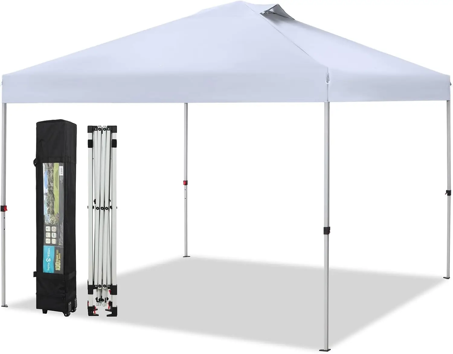Canopy Tent Pop Up 10x10 ft, Outdoor Patio Portable Commercial Canopies Shelter Heavy Duty Straight Legs with Roller Bag, 8 S
Canopy Tent Pop Up 10x10 ft, Outdoor Patio Portable Commercial Canopies Shelter Heavy Duty Straight Legs with Roller Bag, 8 S