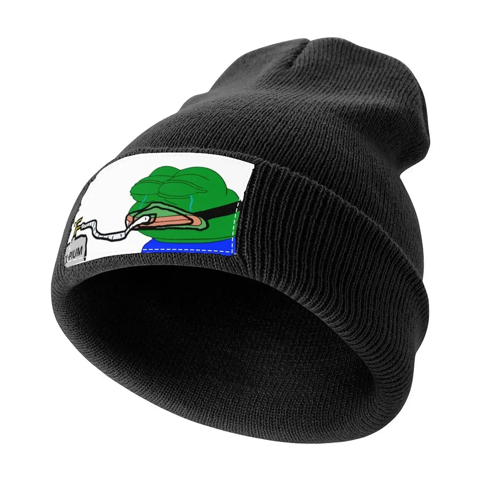 Copium Emote Pepe The Frog Knitted Cap Hat Beach hiking hat Hip Hop black Women's 2025 Men's
Copium Emote Pepe The Frog Knitted Cap Hat Beach hiking hat Hip Hop black Women's 2025 Men's
