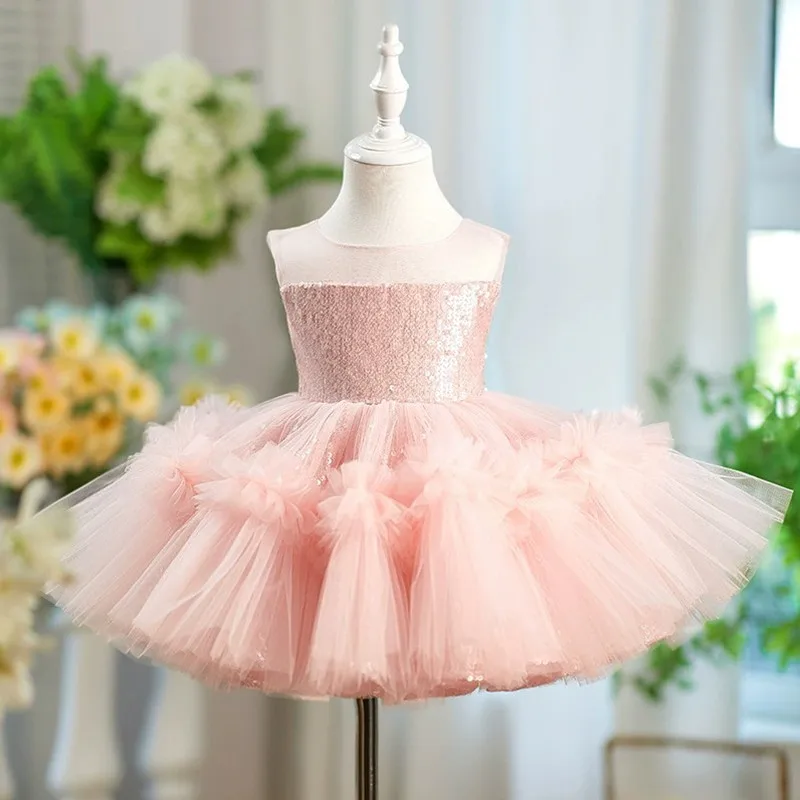 New Children's Princess Sequins Evening Gown Host's Piano Performance Birthday Party Dresses For Girls A4884 Bridesmaid Dresses
New Children's Princess Sequins Evening Gown Host's Piano Performance Birthday Party Dresses For Girls A4884 Bridesmaid Dresses