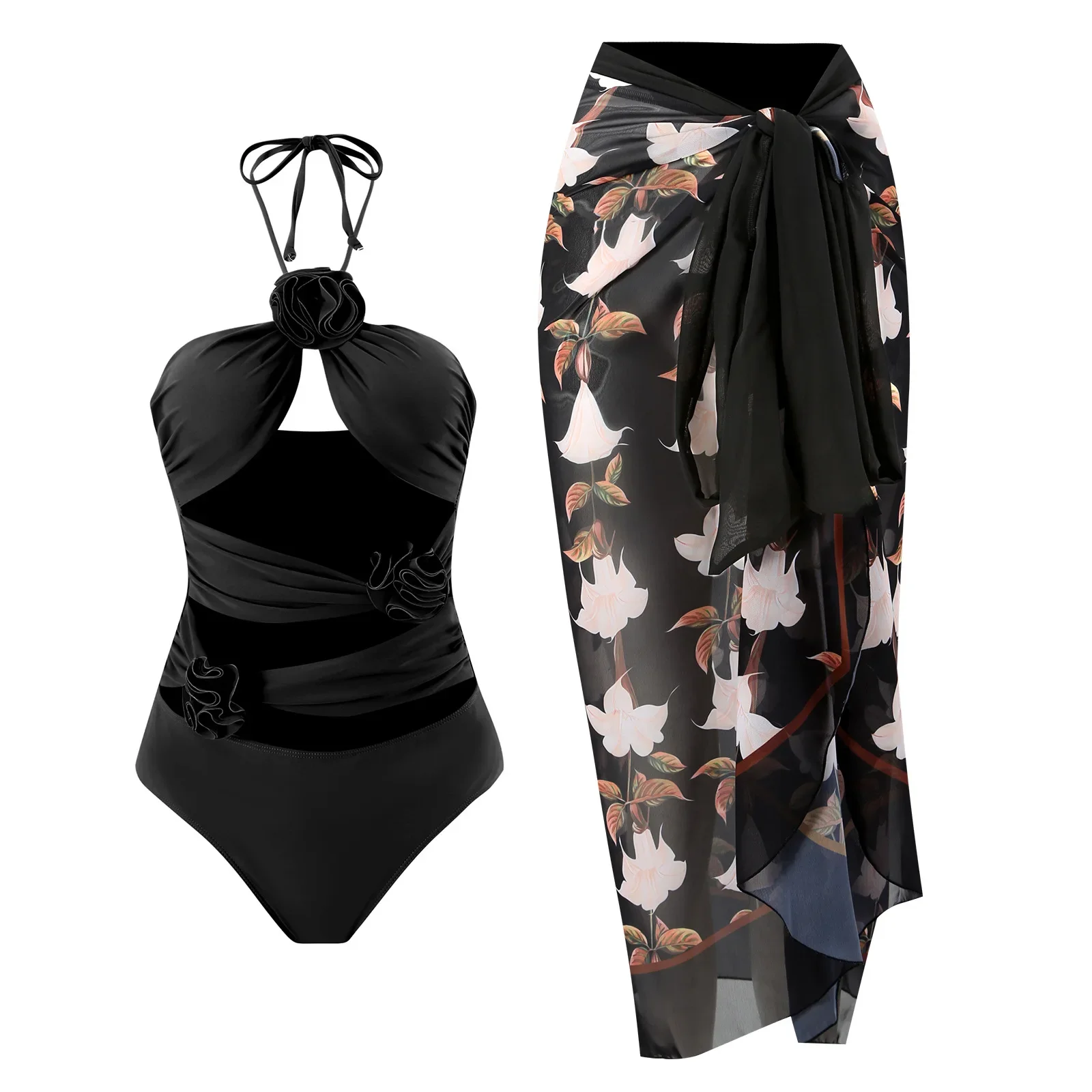 2024 Luxury One Piece Swimsuit and Boho Printed Skirt Women Swimwear Floral Lace Up Monokini Sexy Beachwear Push Up Bodysuit
2024 Luxury One Piece Swimsuit and Boho Printed Skirt Women Swimwear Floral Lace Up Monokini Sexy Beachwear Push Up Bodysuit