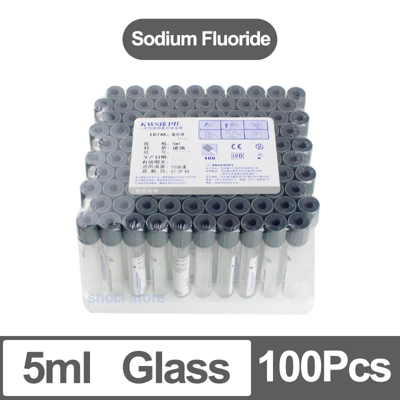 2ml 5ml EDTAK2 sodium fluoride disposable vacuum test tube Biochemical tube sampling tube for lab,Glass/Plastic gray cap,100pcs
2ml 5ml EDTAK2 sodium fluoride disposable vacuum test tube Biochemical tube sampling tube for lab,Glass/Plastic gray cap,100pcs