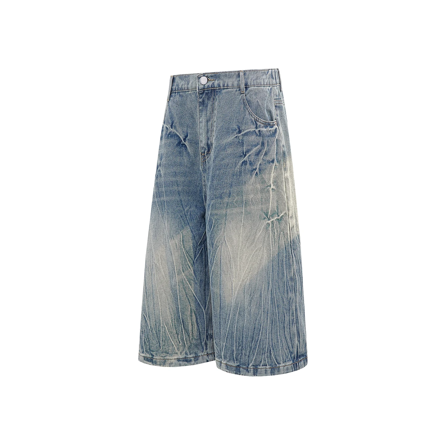 Men's Denim Shorts Summer Fashion Breathable Cotton Blend Trendy Lightning Pattern Wide Leg Jeans 7-Point-Pants Streetwear Daily
Men's Denim Shorts Summer Fashion Breathable Cotton Blend Trendy Lightning Pattern Wide Leg Jeans 7-Point-Pants Streetwear Daily