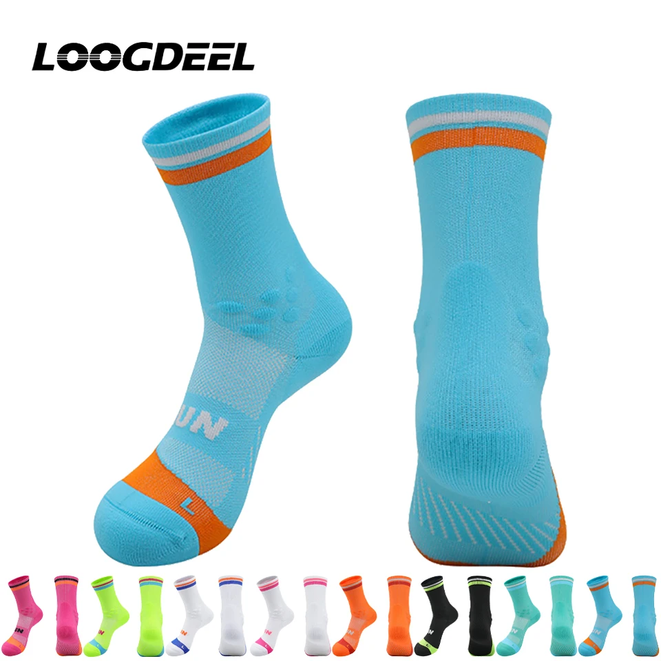 Профессиональные носки для бега Loogdeel, дышащие, быстросохнущие, спортивные носки для марафона, эластичные носки для баскетбола и велоспорта, впитывающие пот
Профессиональные носки для бега Loogdeel, дышащие, быстросохнущие, спортивные носки для марафона, эластичные носки для баскетбола и велоспорта, впитывающие пот