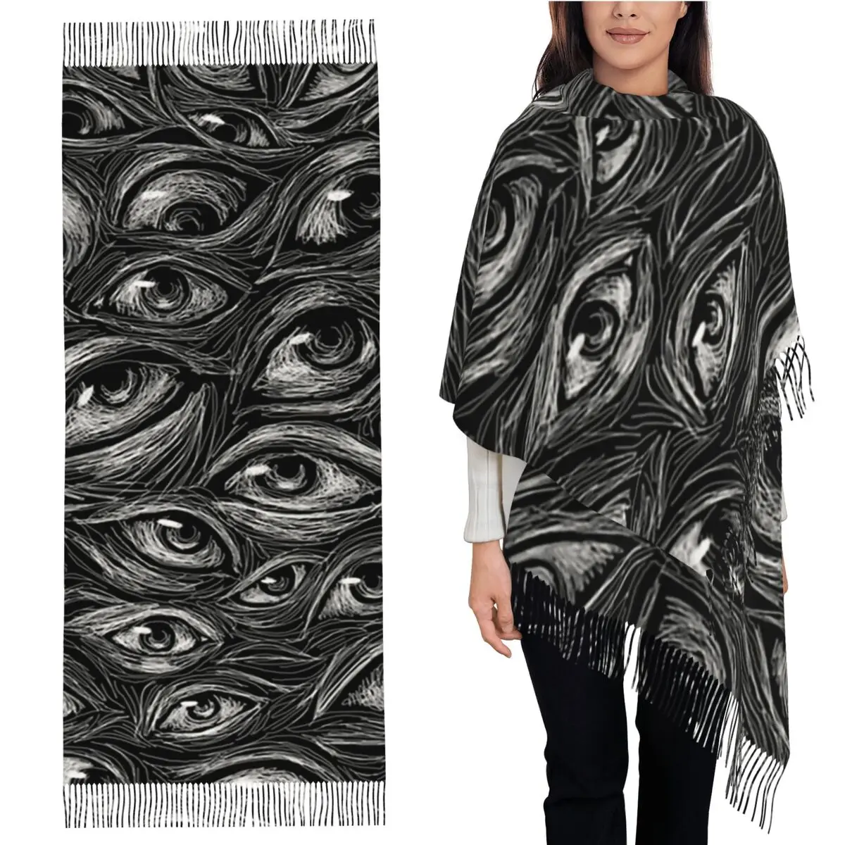 Шарф с кисточками для женщин, мягкие теплые шали и накидки, длинная осенне-зимняя шаль
Шарф с кисточками для женщин, мягкие теплые шали и накидки, длинная осенне-зимняя шаль