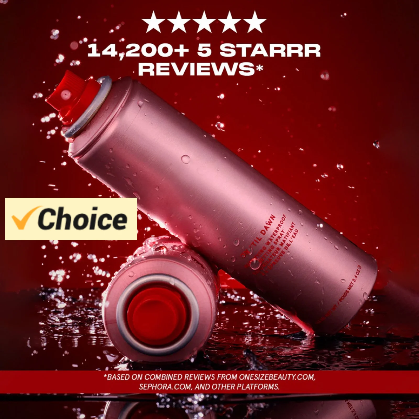 143 ml One Size Patrick Starrr Makeup Spray, Delicate and Long-lasting Waterproof Matte Surface Matte Styling Spray 
143 ml One Size Patrick Starrr Makeup Spray, Delicate and Long-lasting Waterproof Matte Surface Matte Styling Spray