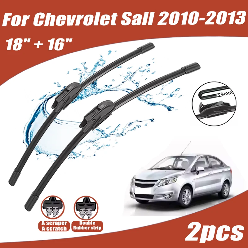 For Chevrolet Sail 2010-2013 2011 2012 Car Front Wiper U-Shape Soft Rubber Boneless Wiper HD Silent Durable Car Wiper 18"+16"
For Chevrolet Sail 2010-2013 2011 2012 Car Front Wiper U-Shape Soft Rubber Boneless Wiper HD Silent Durable Car Wiper 18"+16"