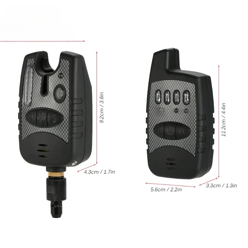 Wireless Fishing Bite Alarms Set Digital Fishing Alarm Kit 1 Receiver Plus 4 Alarms For Carp Fishing With 4pcs Carp
Wireless Fishing Bite Alarms Set Digital Fishing Alarm Kit 1 Receiver Plus 4 Alarms For Carp Fishing With 4pcs Carp