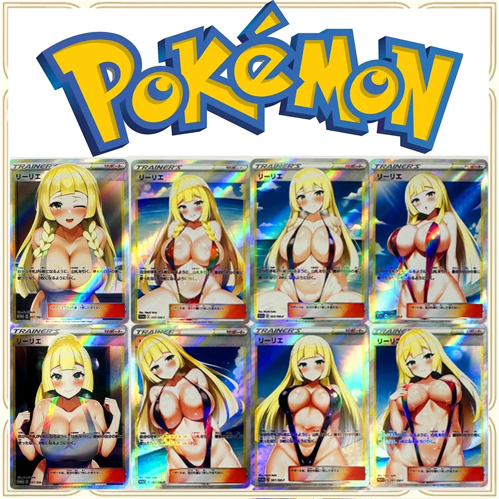Anime Pokemon DIY ACG Boy Game Toys Collectible Cards Christmas Birthday Gifts Iono Haruto Aoi Lillie Lusamine Rainbow Flash
Anime Pokemon DIY ACG Boy Game Toys Collectible Cards Christmas Birthday Gifts Iono Haruto Aoi Lillie Lusamine Rainbow Flash