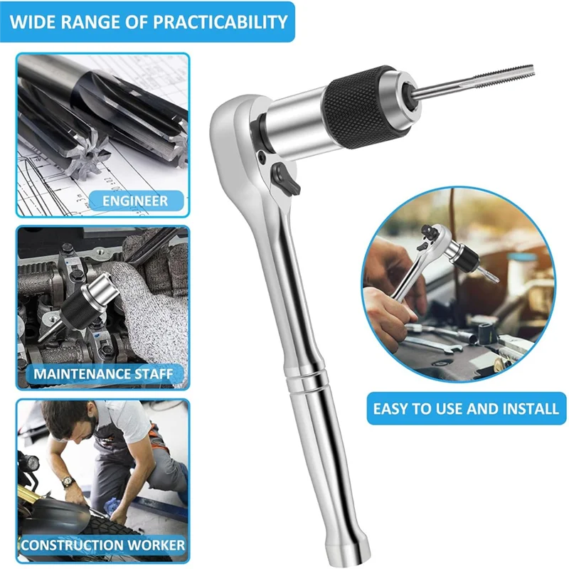A63X-Socket Set Tap Holder Tool 3/8" Stable Tap Holders Sockets Compatible Tap Extractor Tool Forscrew Extractors
A63X-Socket Set Tap Holder Tool 3/8" Stable Tap Holders Sockets Compatible Tap Extractor Tool Forscrew Extractors