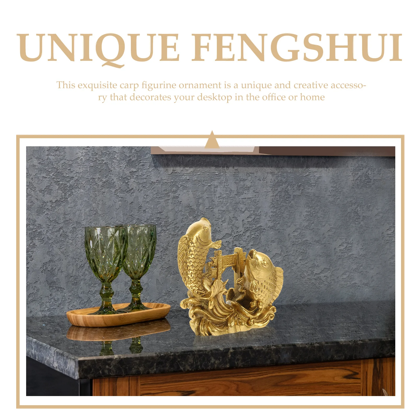 Carp Ornaments Sculpture Decor Koi Fish Brass Animal Figurines Medium Size Vintage Statue
Carp Ornaments Sculpture Decor Koi Fish Brass Animal Figurines Medium Size Vintage Statue