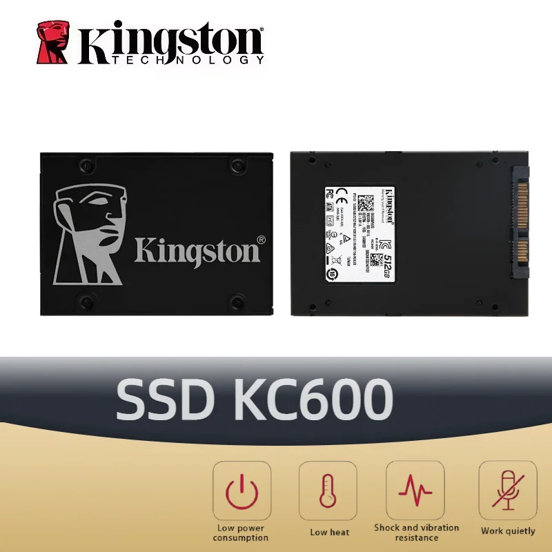 Kingston 3D TLC internal Hard Drive 2.5" SATA 3.0 SSD KC600 Solid State Drive 256GB 512GB 1TB for Laptop and Desktop Computer
Kingston 3D TLC internal Hard Drive 2.5" SATA 3.0 SSD KC600 Solid State Drive 256GB 512GB 1TB for Laptop and Desktop Computer