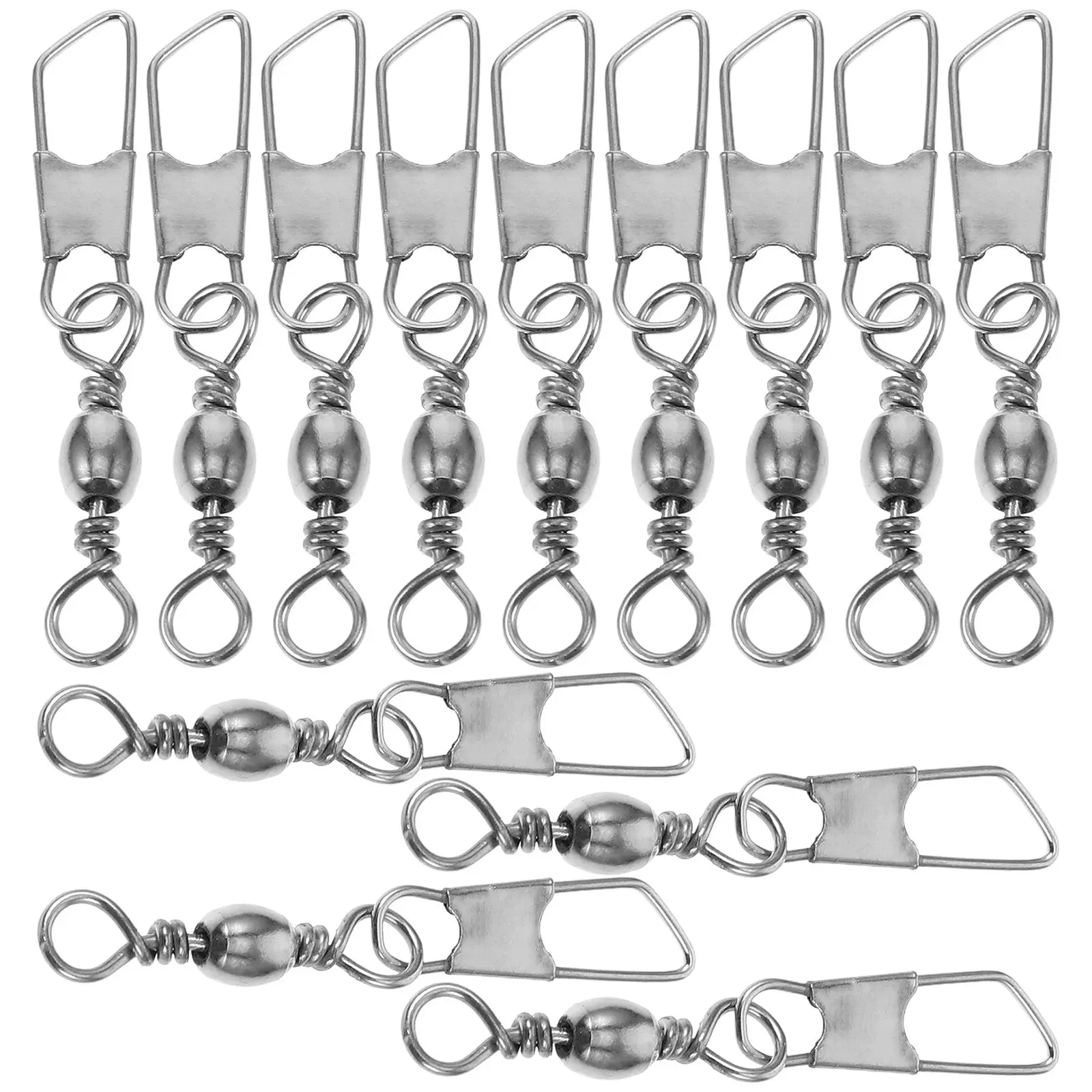 100pcs Fishing Connector Swivel Accessories Stainless Steel Rolling Lure Long Lasting Durability Practical Versatile Fishing
100pcs Fishing Connector Swivel Accessories Stainless Steel Rolling Lure Long Lasting Durability Practical Versatile Fishing
