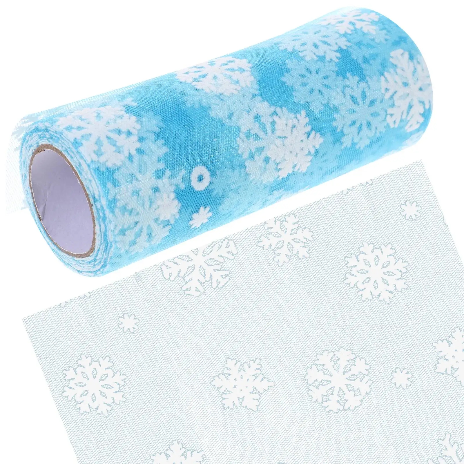15 Cm Snowflake Tulle Yarn Sheer Glitter Ribbon High Quality Polyester DIY Craft Gift Wrapping Party Favor Christmas Floral
15 Cm Snowflake Tulle Yarn Sheer Glitter Ribbon High Quality Polyester DIY Craft Gift Wrapping Party Favor Christmas Floral