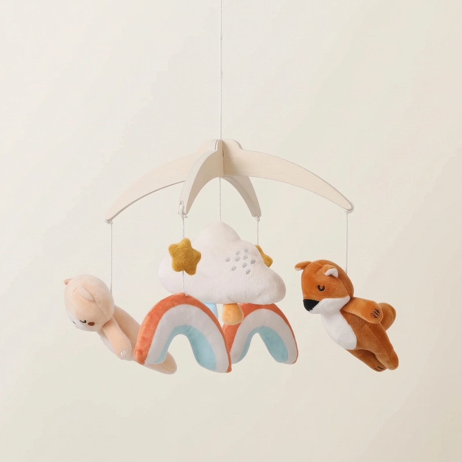 Crib Mobile with Wooden Frame Soft Baby Mobile with Soft Ornaments Nursery Hanging Toy Natural Cute for Newborns
Crib Mobile with Wooden Frame Soft Baby Mobile with Soft Ornaments Nursery Hanging Toy Natural Cute for Newborns