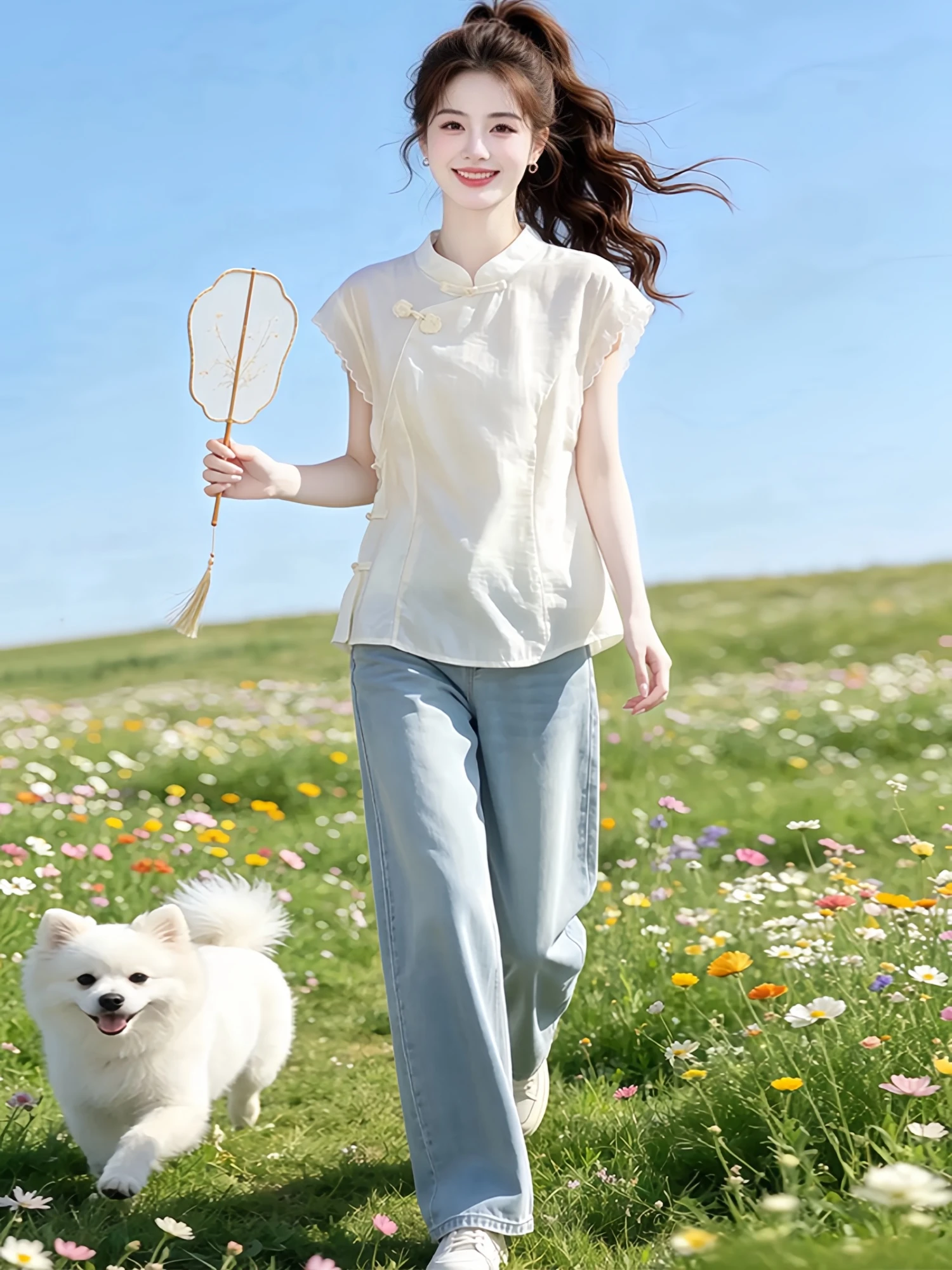 New Chinese Style Women's Shirt with Button Placket Slimming Waist Design Summer 2026 Fashionable Casual Loose Fit Short Sleeve
New Chinese Style Women's Shirt with Button Placket Slimming Waist Design Summer 2026 Fashionable Casual Loose Fit Short Sleeve