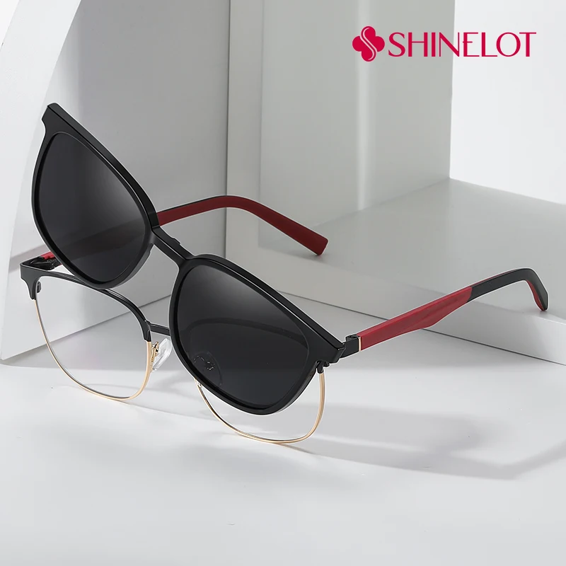 91753 Hot Sale Lady Magnetic Cat Eye Clip on Sunglasses Polarization Sun Glasses Female Shades Vacation Outdoor Girls Eyewear
91753 Hot Sale Lady Magnetic Cat Eye Clip on Sunglasses Polarization Sun Glasses Female Shades Vacation Outdoor Girls Eyewear