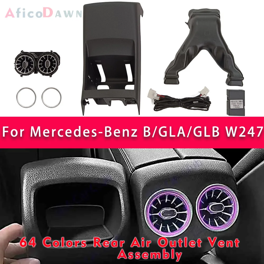 Для Mercedes Benz New A/B-Class W177 W247 CLA C118 GLA/GLB X247 64 цвета светящаяся турбина вентиляционное отверстие в сборе
Для Mercedes Benz New A/B-Class W177 W247 CLA C118 GLA/GLB X247 64 цвета светящаяся турбина вентиляционное отверстие в сборе