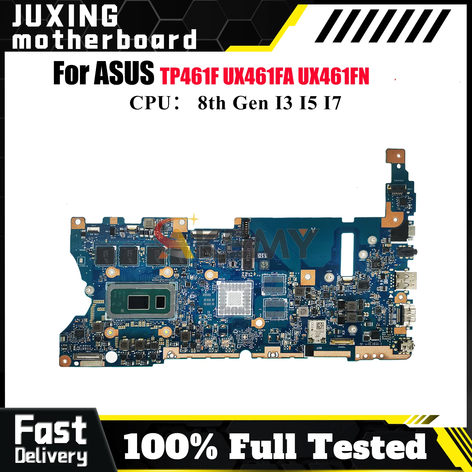 UX461FA Laptop Motherboard For ASUS ZenBook TP461UN UX461 TP461UA UX46UA UX46UN Mainboard With I3 I5 I7 CPU 100% tests OK stk
UX461FA Laptop Motherboard For ASUS ZenBook TP461UN UX461 TP461UA UX46UA UX46UN Mainboard With I3 I5 I7 CPU 100% tests OK stk