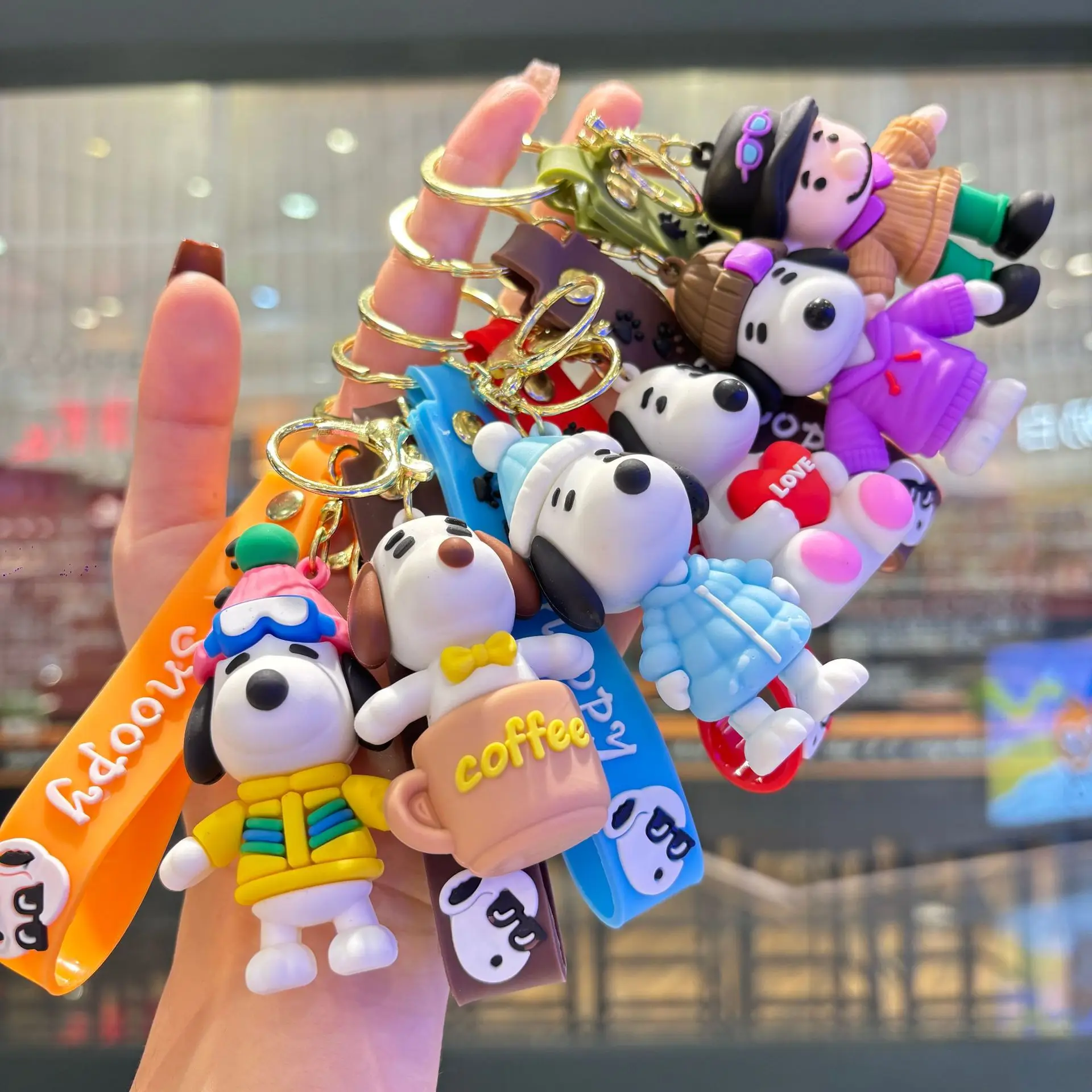 2026 New Silicone Keychain With Snoopy Figure, Car Keychain, Couple Backpack Ornament, Birthday Gift For Friends
2026 New Silicone Keychain With Snoopy Figure, Car Keychain, Couple Backpack Ornament, Birthday Gift For Friends