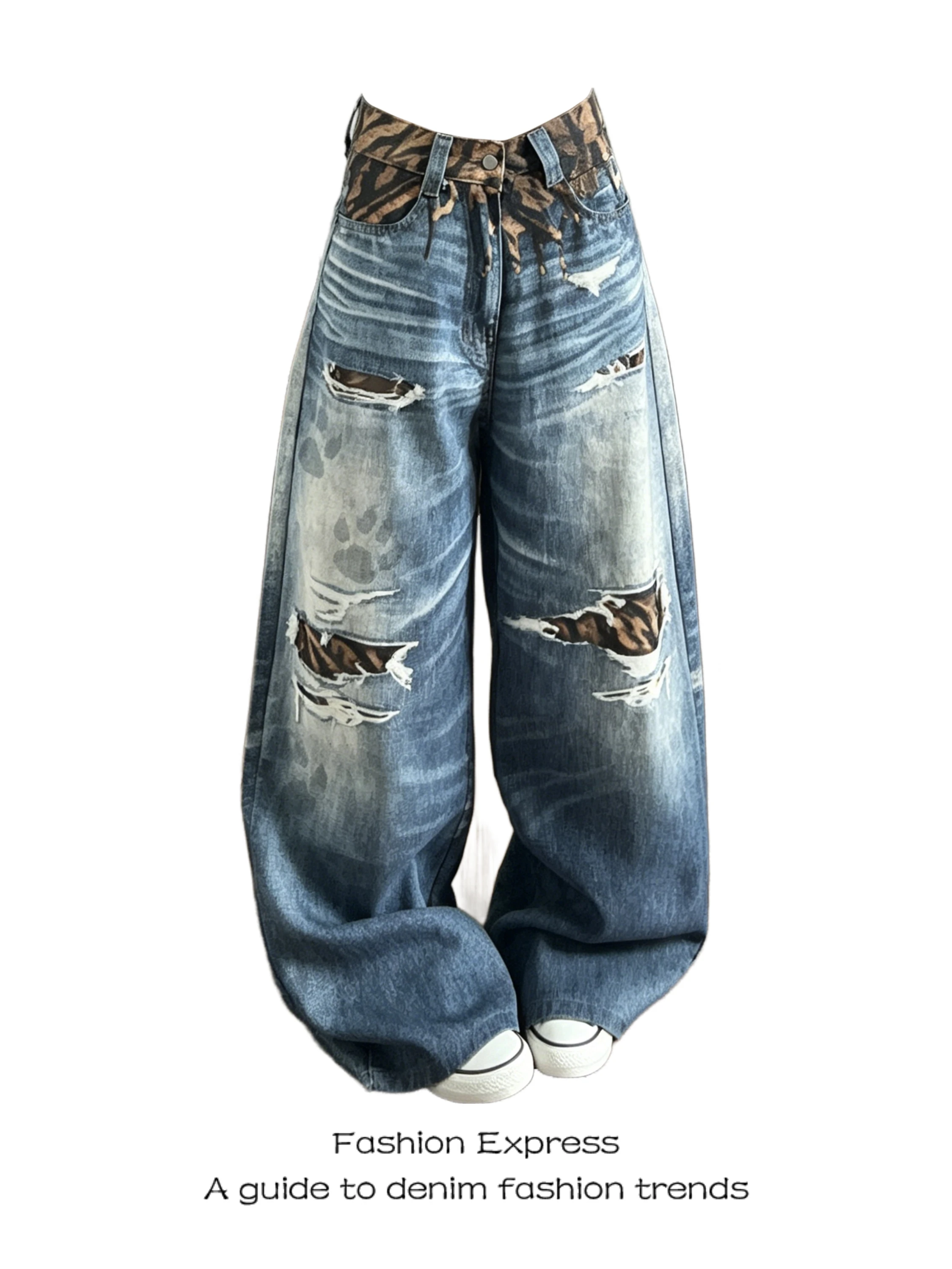 Women's Special Edition Denim Jeans Summer 2026 New 3D Digital Print Tiger Pattern Hole Slim Wide Leg Pants Casual Style High...
Women's Special Edition Denim Jeans Summer 2026 New 3D Digital Print Tiger Pattern Hole Slim Wide Leg Pants Casual Style High...