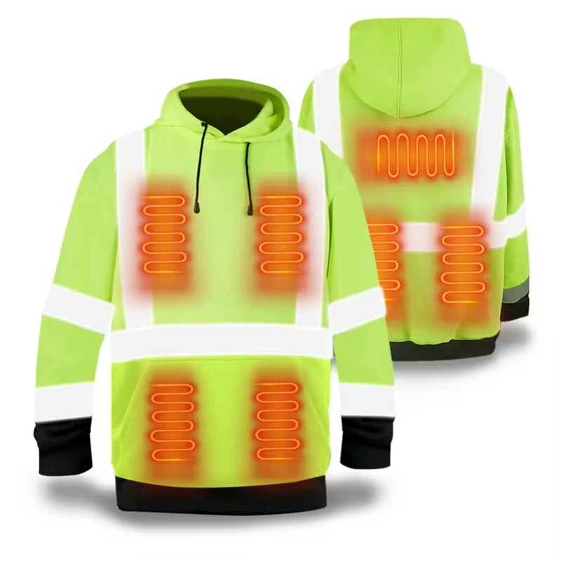 Dr.Warm Custom Class 3 Safety Reflective Heated Work Wear Construction Long Sleeve Heated Hooded Sweatshirt
Dr.Warm Custom Class 3 Safety Reflective Heated Work Wear Construction Long Sleeve Heated Hooded Sweatshirt