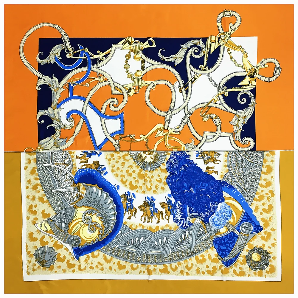 POBING Silk Scarf Women Large Shawls Patchwork Leopard Print Square Bandana Luxury Muslim Hijab Scarves Female Foulards 130CM
POBING Silk Scarf Women Large Shawls Patchwork Leopard Print Square Bandana Luxury Muslim Hijab Scarves Female Foulards 130CM