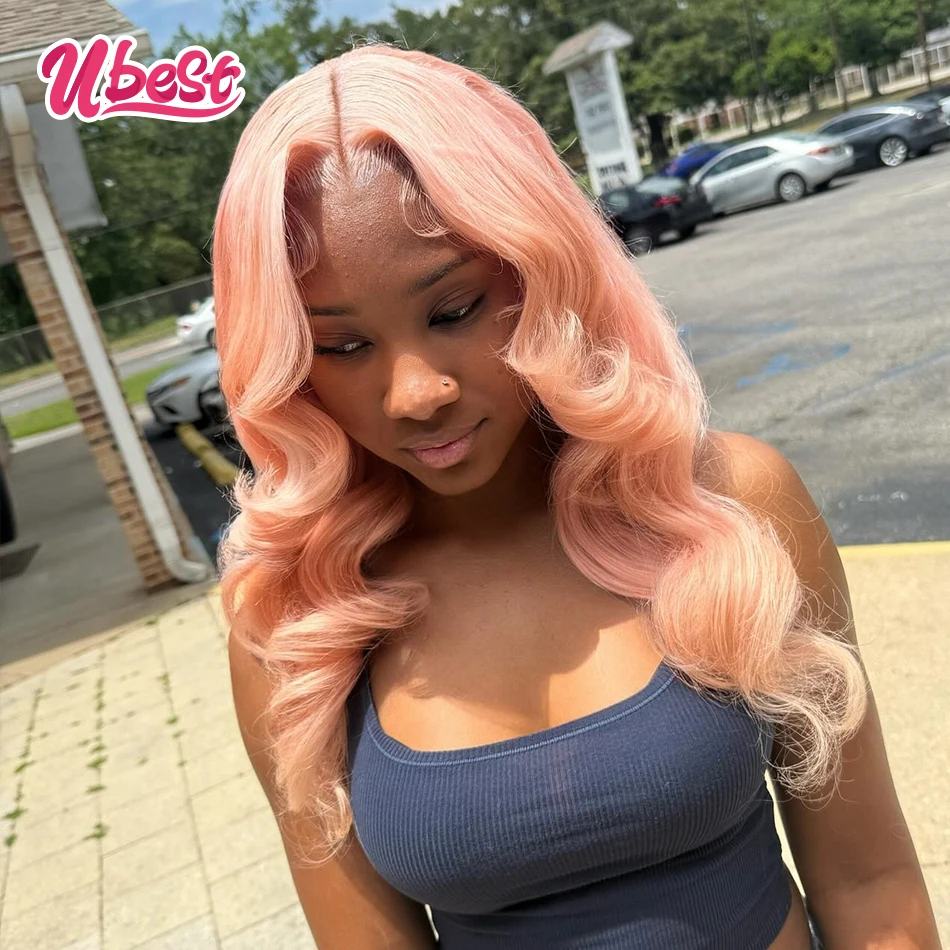 Ubest Light Pink Colored Body Wave 13x6 Lace Front Wigs Brazilian 10A Human Hair Transparent Glueless Wig Pre Plucked For Women
Ubest Light Pink Colored Body Wave 13x6 Lace Front Wigs Brazilian 10A Human Hair Transparent Glueless Wig Pre Plucked For Women